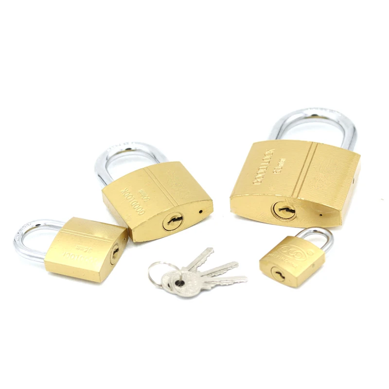 
Yiwu Supplier Cheap Imitate Brass Padlock Size 20-25-32-38-50-63-75mm 