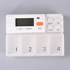electronic automatic 4 compartments pill dispensers pill planner box container with reminder system