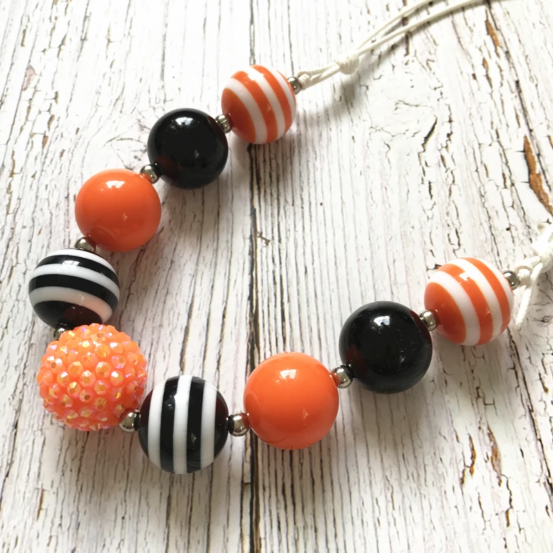 

Kids Necklace Boutique Halloween Baby Girls Chunky Necklace