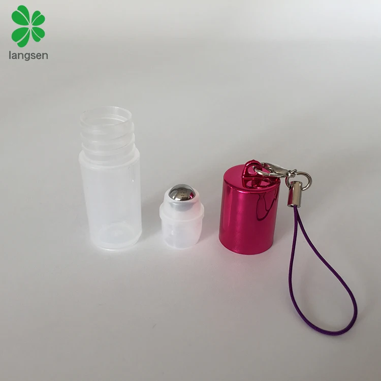 Mini size 3ml plastic roll on bottle