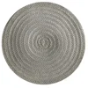 Custom Made PVC woven Placemats 80% Vinyl 20% Polyester For Restaurant