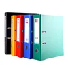 Single color paper A4 size lever arch file with 2 holes metal clip for documents storage filling
