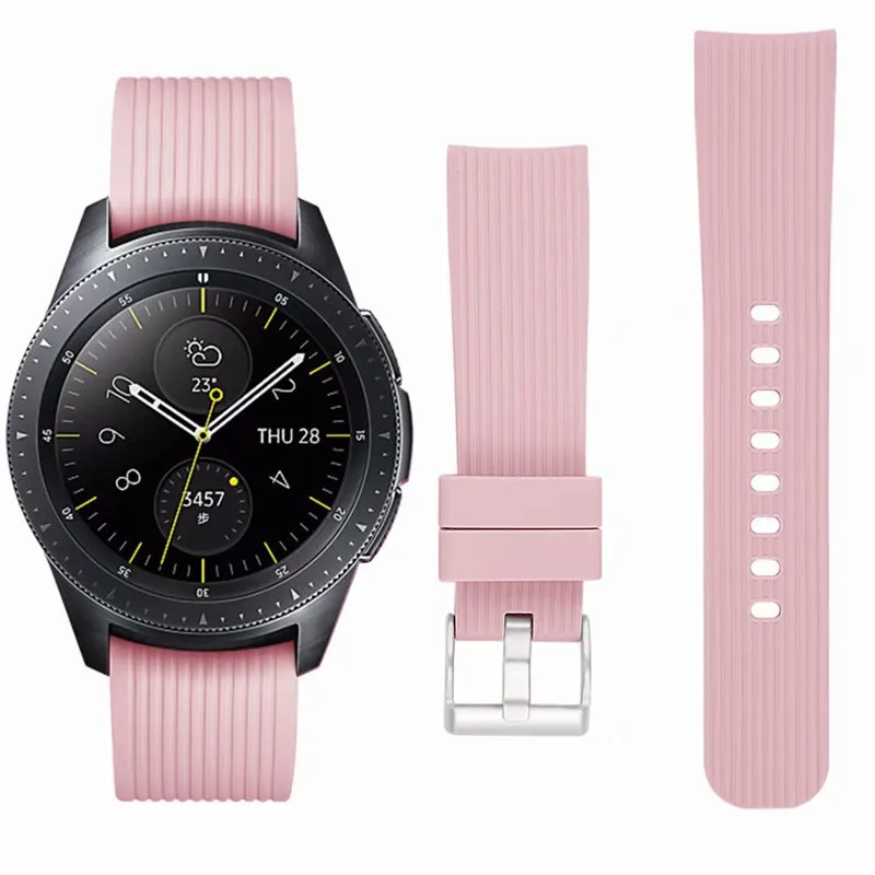 

for samsung galaxy watch band 42mm silicone smart watch strap