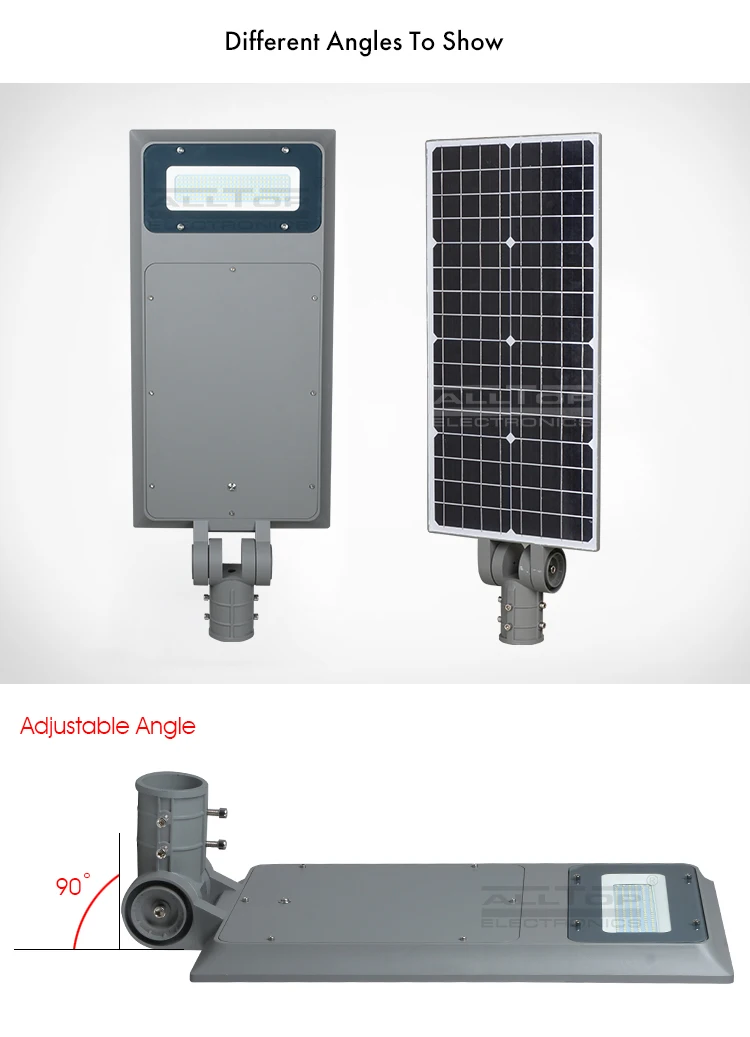 Waterproof high lumen bridgelux 60w solar led street lights price list