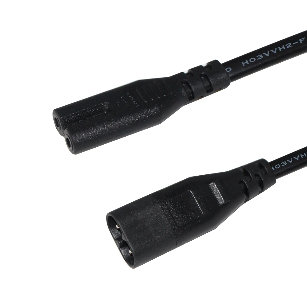 IEC 320 2-Pin c7female to c8male figure 8power adapter extension cable 30_xa 