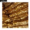 Gold Bubble Mesh Sequins for Evening Bags