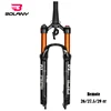 New design 27.5" BOLANY air suspension bicycle forks straight tube Lock out magnesium alloy high light fork