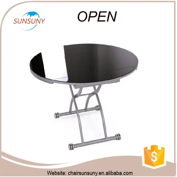 China top quality low price wholesale cheap cool extendable dining table round