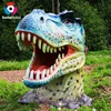 Attractive Artificial T-Rex Dinosaur Head Entrance for Dinosaur Park Gate