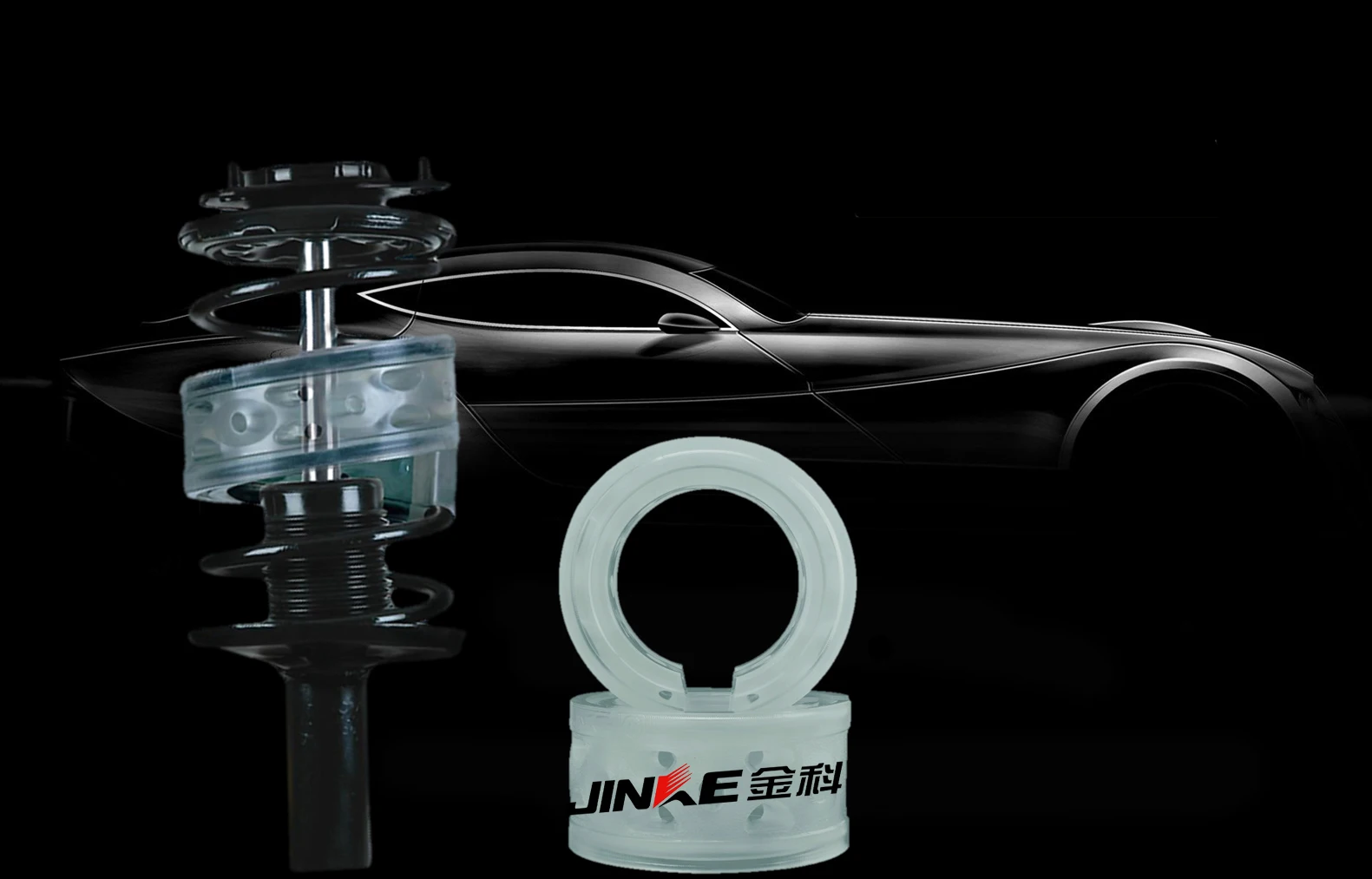 JINKE urethane cushion buffer for shock absorber coil spring, View urethane cushion buffer