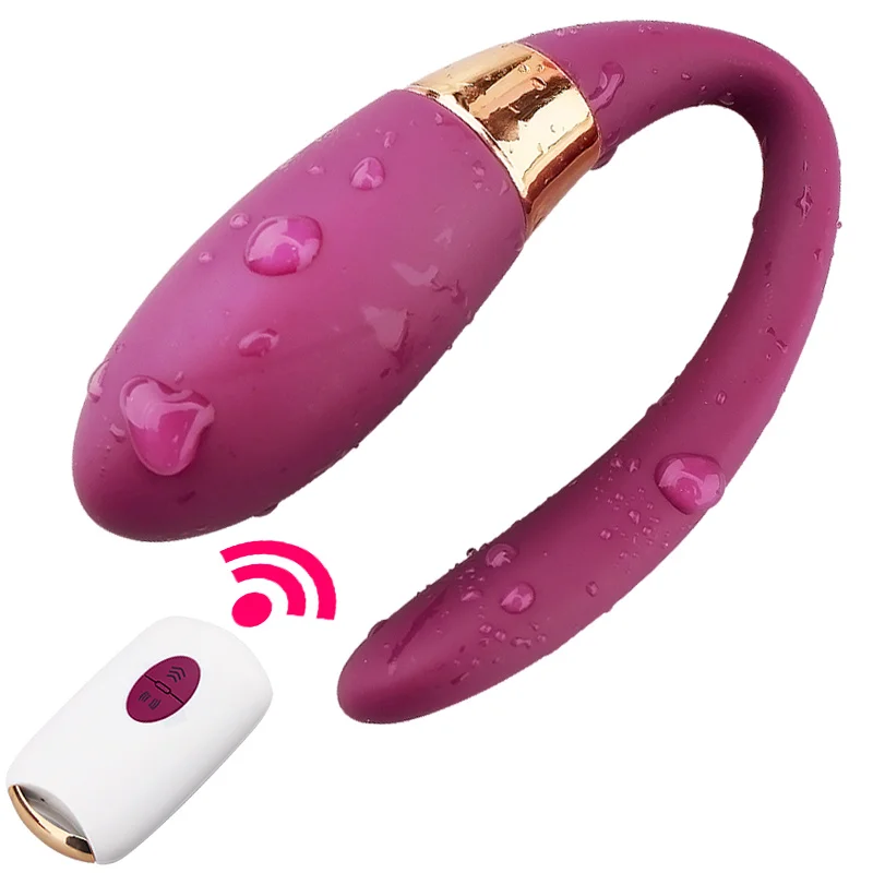 High Quality Wireless Control 7 Speed U Shape Husband And Wife Vibrator