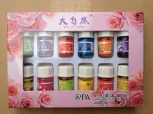 12 garrafas de 3 ML SPA óleos essenciais de plantas com óleo de aromaterapia aromático domésticos necessidades diárias suprimentos sabor curado Em Casa cuidado Do Ar