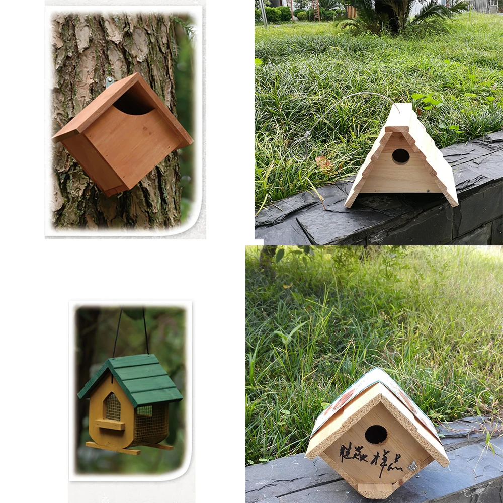 Traditional Gazebo Bird Feeder With Large Capacity Seeds Crafted