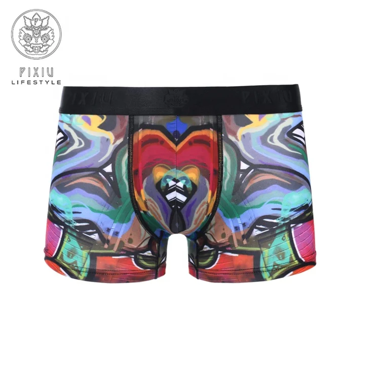 

PIXIU Men's Sport Quick Dry Seamless Boxer Shorts Underwear, Request