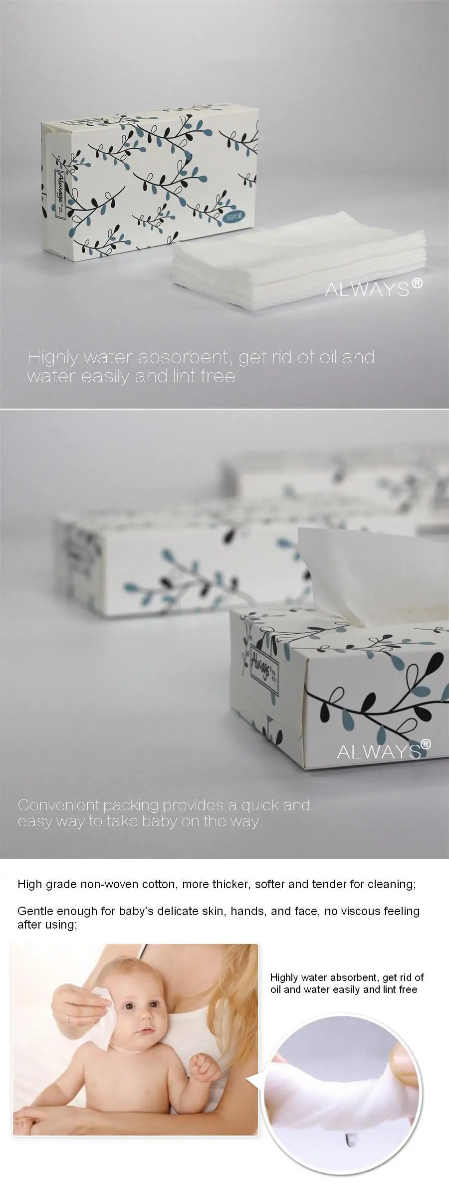 always cotton wipe 2