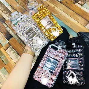 Bling Diamond Rhinestone Perfume Bottle Phone Case