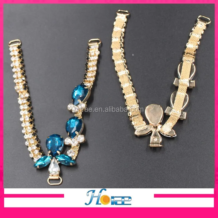 High Quality Lady Sandal Decoration Rhinestone Crystal Jewelry Shoe