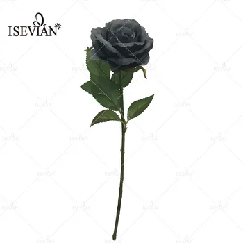 Isevian Factory Outlet Batang Panjang Tunggal Rose Bunga