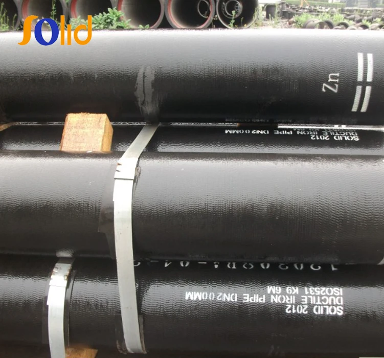 
ISO2531 150mm ductile iron pipe manufacturers 