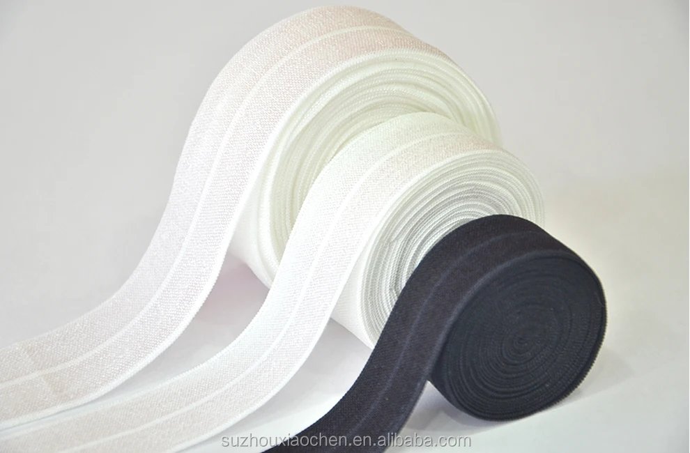 Soft Spandex Fold Over Elastic Band Tape For Underwear Lingerie For