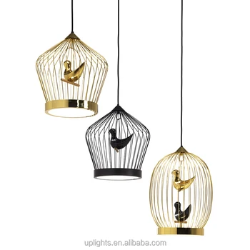 Modern Bird Nest Gold Single Kitchen Led Pendant Ceiling Light