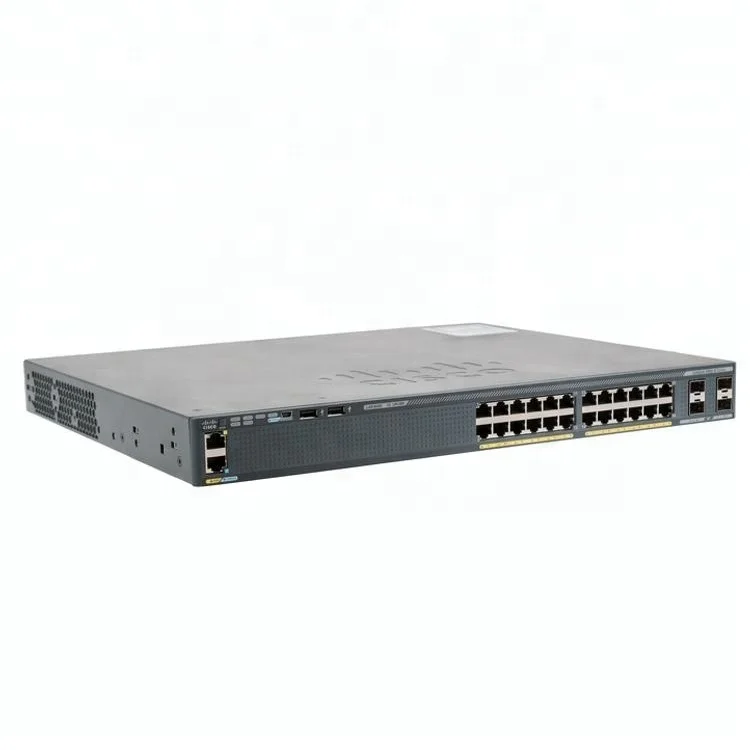 

WS-C2960X-24TS-L Cisco Catalyst 2960-X 24 GigE 4 x 1G SFP 24 Port Gigabit Switch LAN Base 2960X-24TS-L