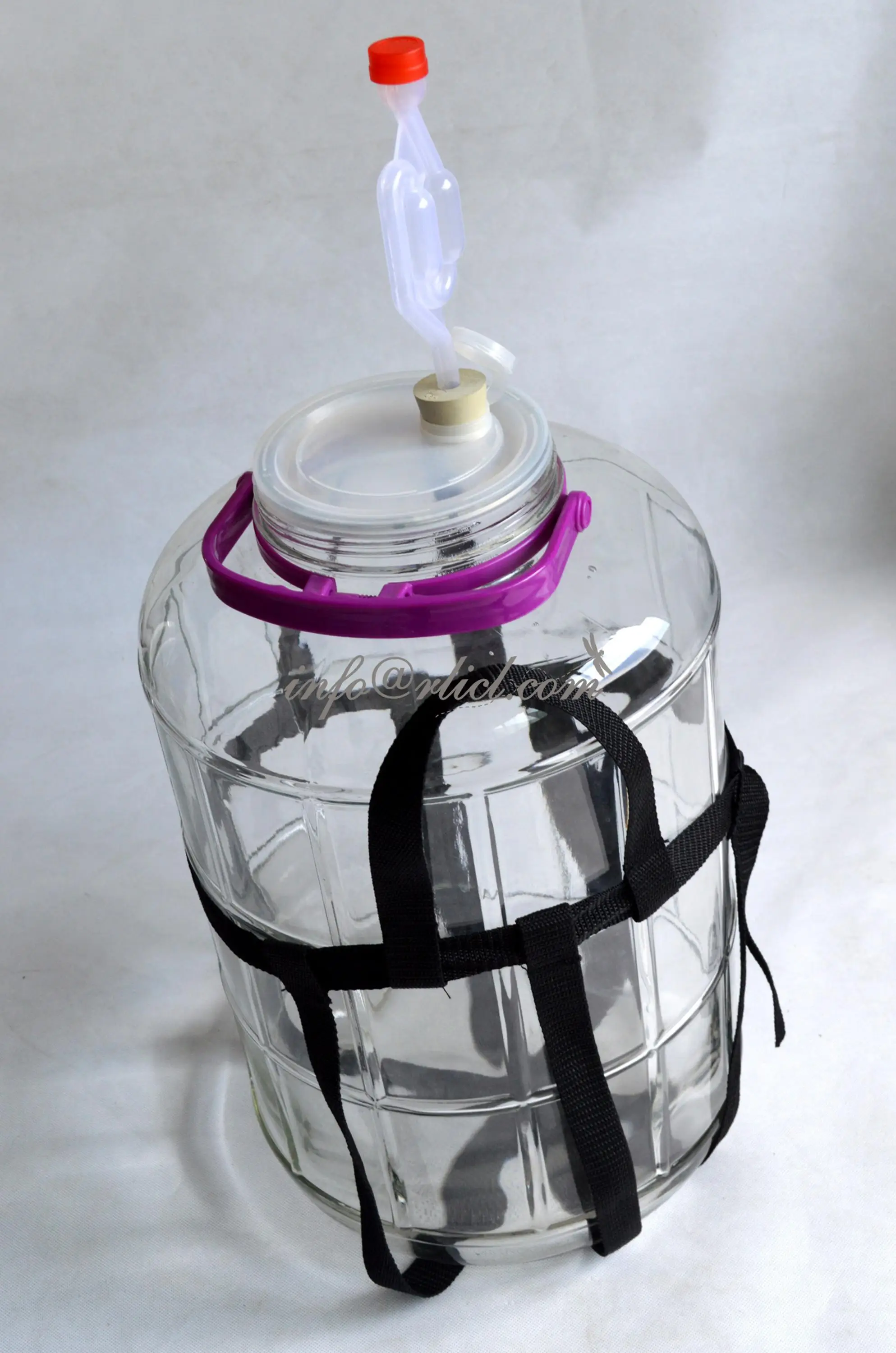 25l Carboy With Strap And Airlock Stopper Bar Accessories Food Grade