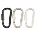 1 x Aluminum Alloy Carabiner Hiking D Ring Keychain Clip Hook Buckle Sport free shipping