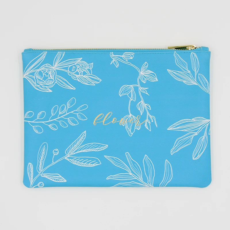 

2022 pu leather custom pencil case zipper make up bag pouch, Customized