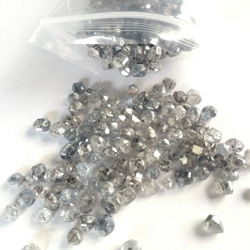 

1-2carat C quality GHI color cheap price man made diamond lab grown diamond uncut rough diamond