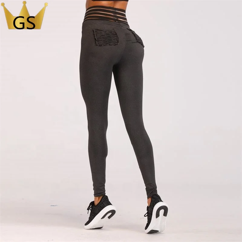 

Wholesale Dri Fit Tight Pants Custom Fitness Wear Scrunch Design Fitness Leggings