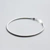 Factory Price 100% 925 Silver Fashion Minimalism Delicate Snake Bone Bracelets Fine Jewelry for Female