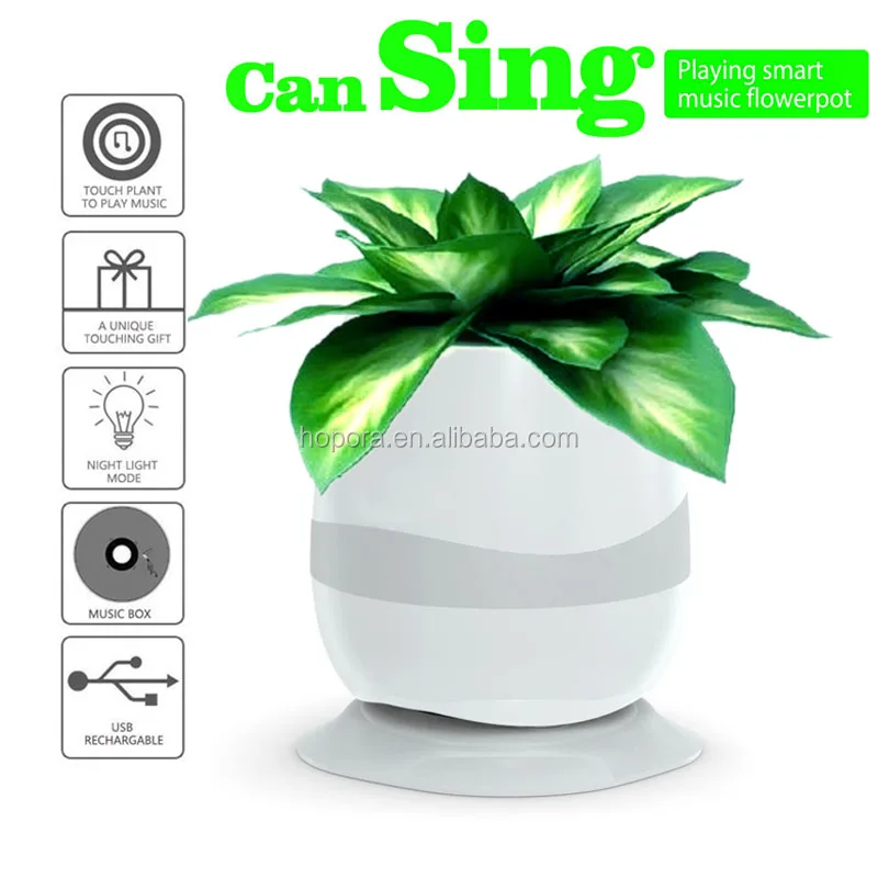 Dancing Flower Pot With Hot Sale Music Speaker - ANKUX.COM
