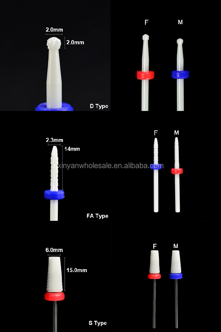 ceramic nail drill bits explained