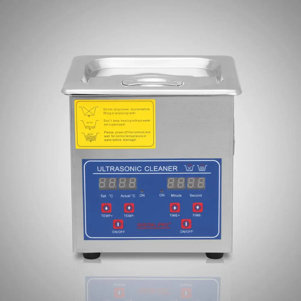 
Professional Stainless Steel 1.3 L Ultrasonic Cleaner Heater Timer Bracket Jewelry 30l ultrasonic cleaner 