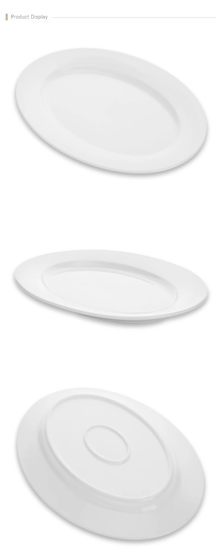 Western Style Dishwasher Safe Event Plate Set Ceramic Dinnerware, Innovadores Louas Para Festas Porcelain Serving Platter#