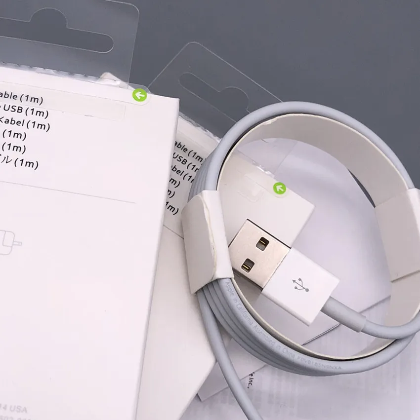

Original tpe eight Pin USB Cable for iPhone 6 for iPhone 7 for iPhone XS MAX Original USB Cable with box