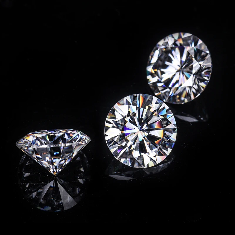 

stock price diamond cut 8 ct 13 mm loose gemstone shinning DEF moissanite for rings, N/a