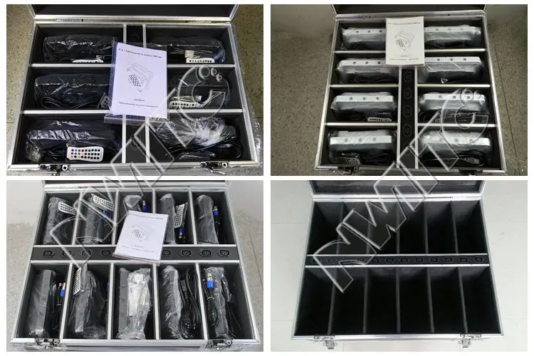 L-114 Wash Lighting 9x18w 6in1 Flat Dmx Wireless Battery Powered Led Par Stage Lights