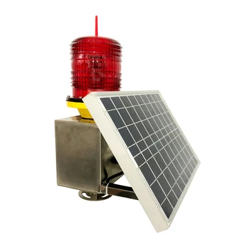 Solar Aviation Emergency Light For Wind Ed Solar Aviation Emergency Light For Wind Ed Lights Red Led Flashing