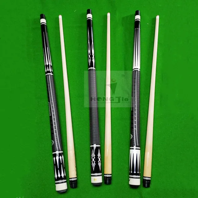 
Hongjie Billiards High quality Canadian maple wood 1/2 billiard pool cue 