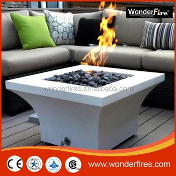 Square Magnesia Gas Fire Pit Table Buy Gas Fire Pit Gas Fire Pit