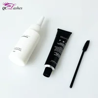 

High quality black brown coffee color eyebrow dye color tattoo eyebrow eyelash private label