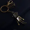 Super Cool 3D Metal Vintage Antique Anime Robot Key Chain Ring Keychain Novelty Keyring home decors Creative Trinket