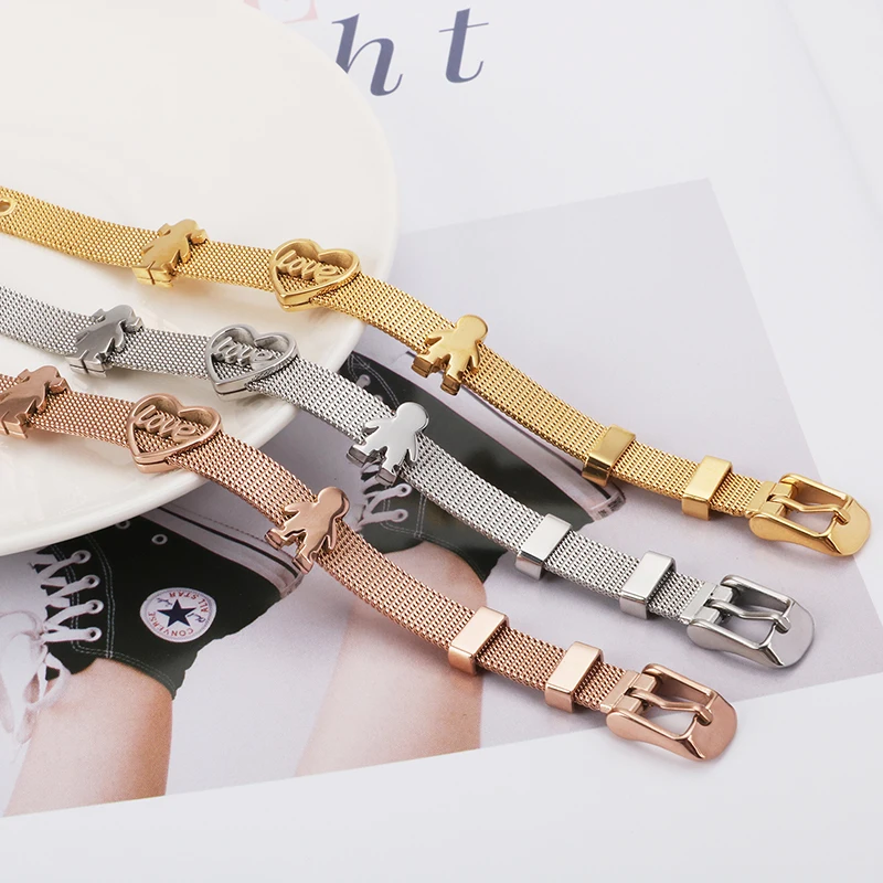 Wholesale Price Simple And Fashionable Best Selling Love Pattern Charming Turkish Style Bracelet For Girls