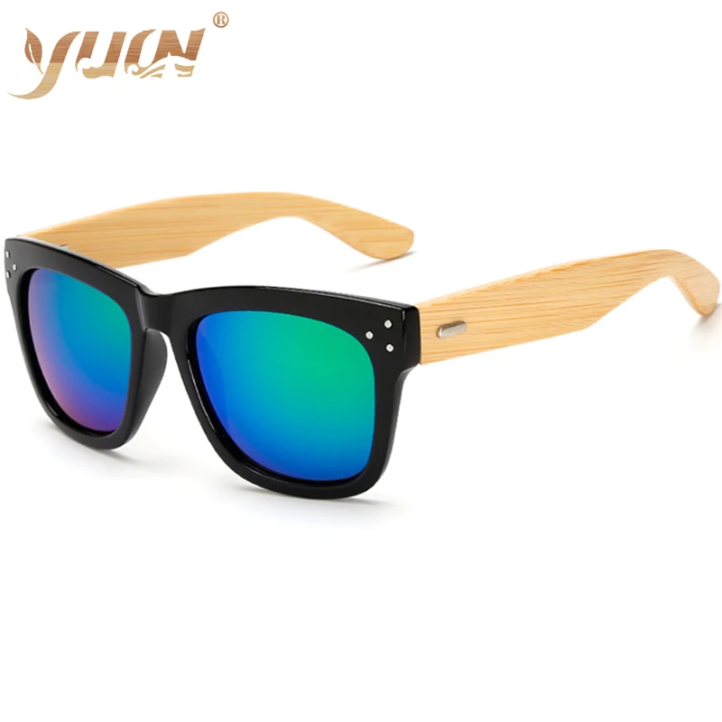 

New fashion womens sun glasses big size bamboo temples shades wholesale china bamboo sunglasses, Custom colors