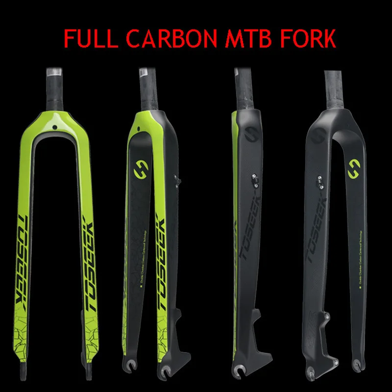 Toseek Full Carbon Fiber Bicycle Fork Mtb 26 "/27.5" / 29 " Road