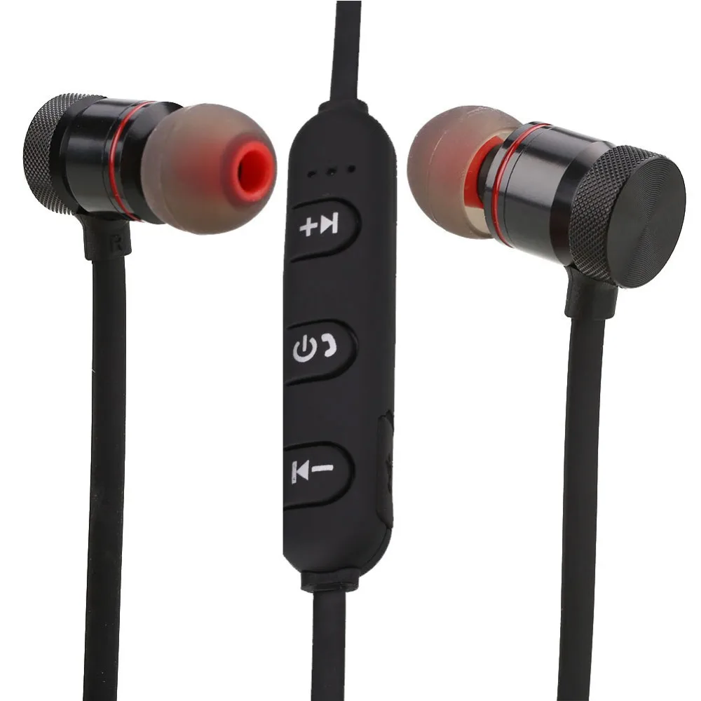Magnet Wireless Earphones Headset Blue tooth Sports Earphone Handsfree Headphones For Smart Mobile Phone Portable freeshipping