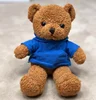 Promotion gift custom Festival Gift Soft Sitting Baby Toy Teddy Bear with t-shirt