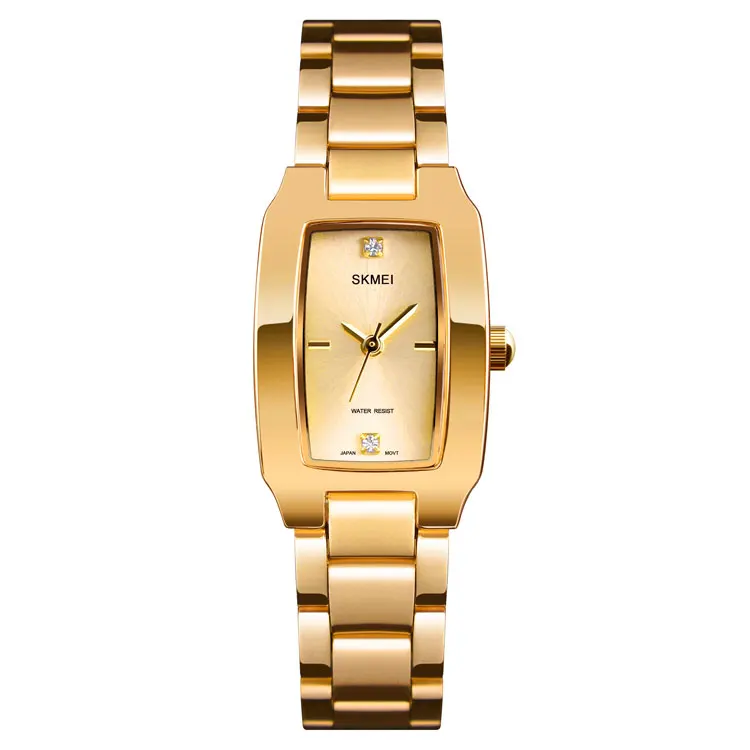 

Skmei 1400 fashion womens watches gold and silver girls womans quartz watches wrist watch quartz, 4 colors